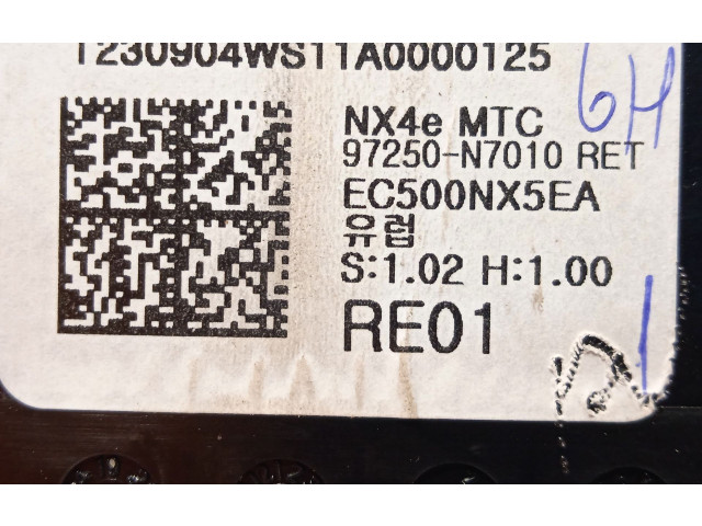 Блок управления климат-контролем 97250N7010, 97250N7010RET   Hyundai Tucson TL