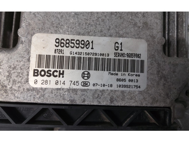 Блок управления двигателя 96859901, 0281014745   Chevrolet Epica