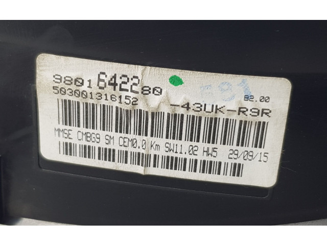 Přístrojová deska Citroen Berlingo 2018 9801642280, 9801642280