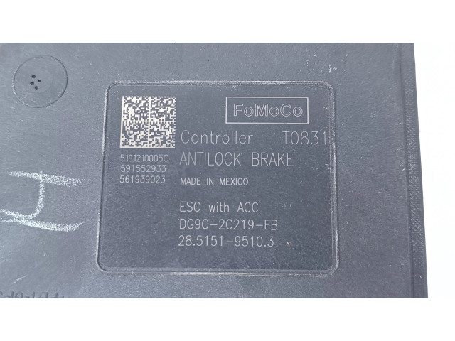 Блок АБС DG9C2C405FB, DG9C2C219FB Ford Fusion II 2013-- года