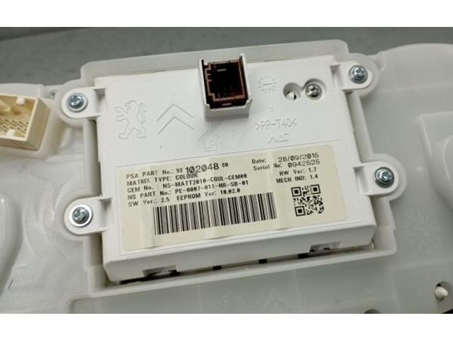 Панель приборов 9813865480, 0942525   Peugeot 2008 I       