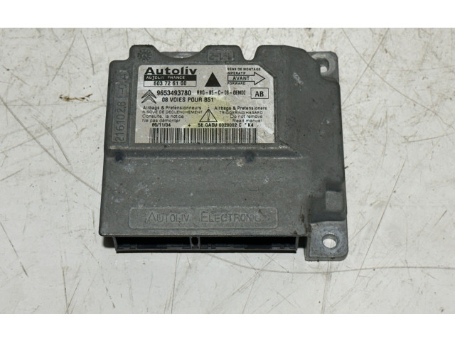 Блок подушек безопасности 9653493780 Citroen C4 I