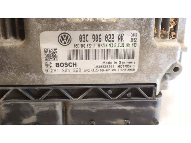 Блок управления двигателем Блок управления 0261S04398 Volkswagen Jetta V