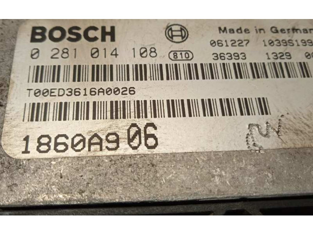 Блок управления двигателя 1860A906, 0281014108 Mitsubishi Outlander