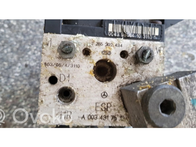 Jednotka ABS 0265202434, 0034317512 Mercedes-Benz W168 2003