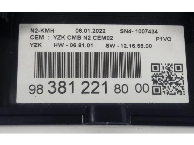 Панель приборов 983812218000   Opel Combo D       