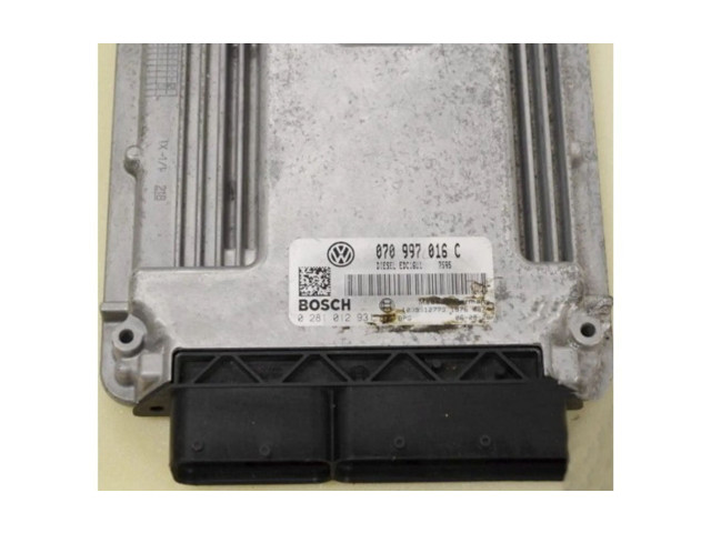 Řídící jednotka 070997016C, 0281012931 Volkswagen Transporter - Caravelle T5 2006