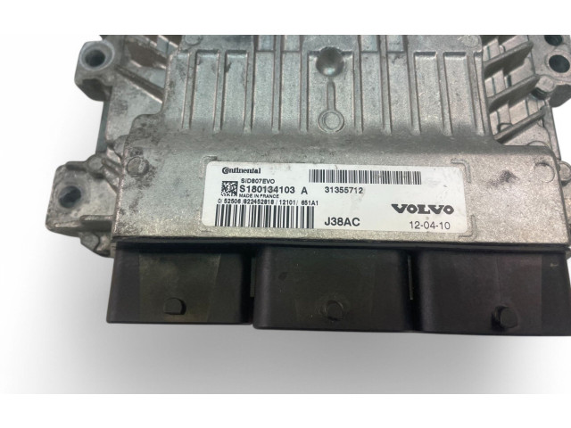 Блок управления двигателем Блок управления 31355712, S180134103A   Volvo V70