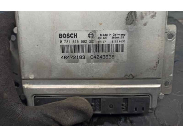 Řídící jednotka 46472183, 0281010002 Lancia Lybra 1999