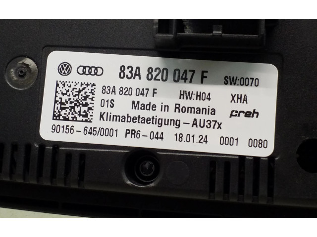 Блок управления климат-контролем 83A820047F   Audi Q2 