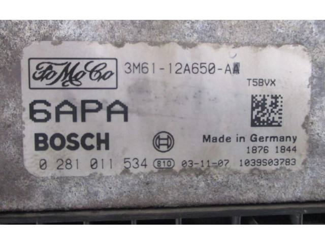 Блок управления двигателем Блок управления 3M61-12A650-AA, 3M61-12A650-AA Mazda 3 I