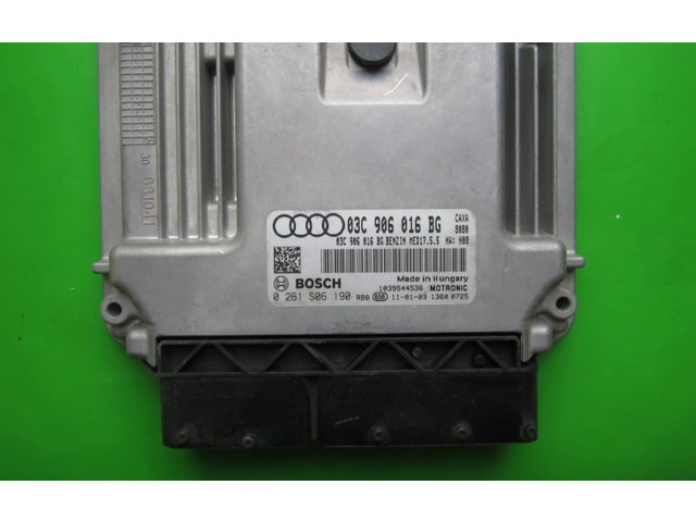 Блок управления двигателем Блок управления 03C906016BG, 0261S06190   Audi A1