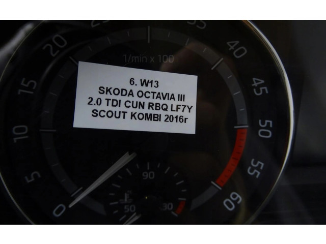 Панель приборов 5E0920959B Skoda Octavia Mk3 (5E)