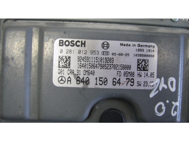 Řídící jednotka A6401506479 Mercedes-Benz A W169 2006