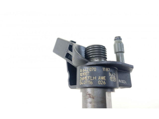 Vstřikovač 0445116025, A6420701187 Mercedes-Benz E C207 W207 OM 642.836