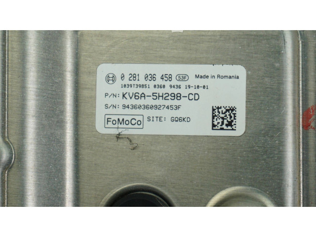 Блок управления KV6A5H298CD, 0281036458   Ford Transit Custom