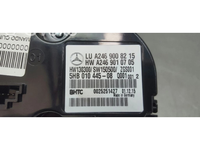 Блок управления климат-контролем 2469008215, A2469008215 Mercedes-Benz A W176