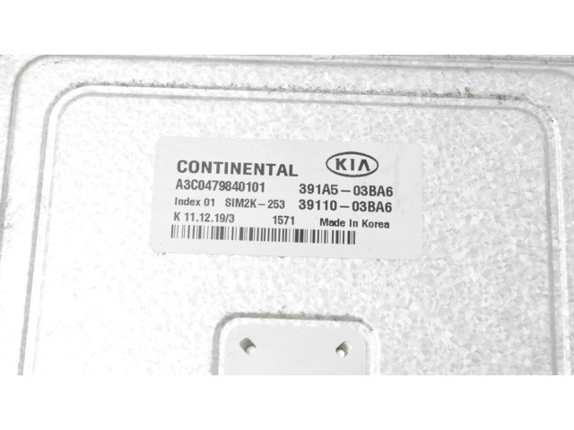 Блок управления двигателя 391A503BA6   KIA Ceed