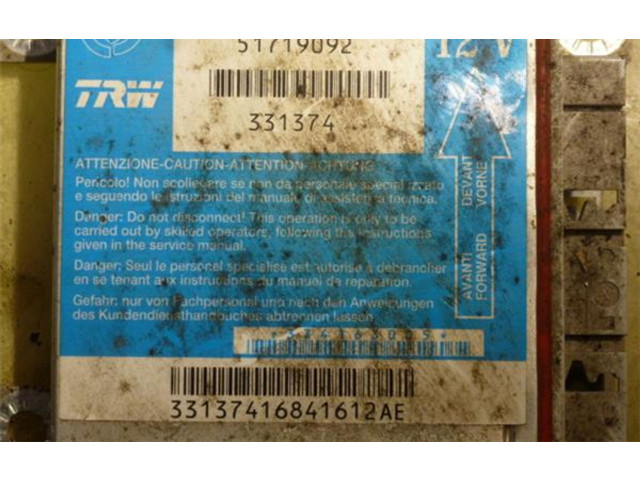 Блок управления надувных подушек    Fiat Punto (188)