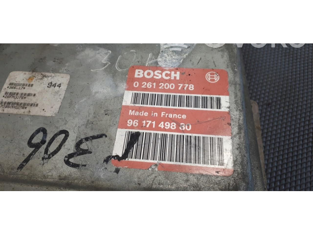 Блок управления двигателем Блок управления 9617149880 Peugeot 306