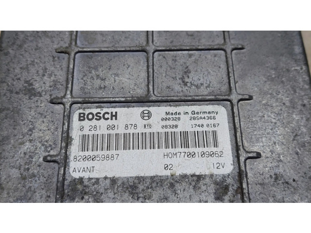 Řídící jednotka 7700109062, 0281001878 Renault Kangoo I 2000