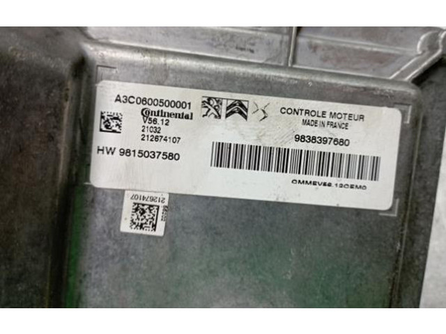 Блок управления двигателя 9830225780, 0281035332 Citroen C3 Aircross