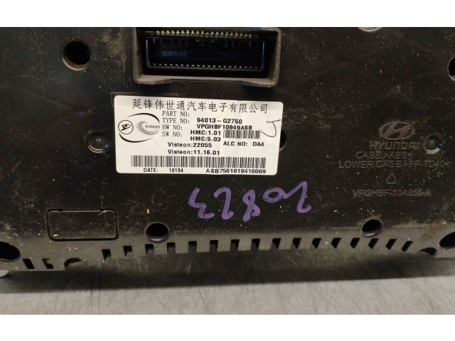 Топливная рампа 94013G2750, 94013G2750 Hyundai Ioniq для двигателя G4LE