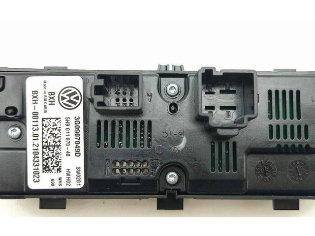 Блок управления климат-контролем 3G0907049D Audi A6 S6 C8 4K