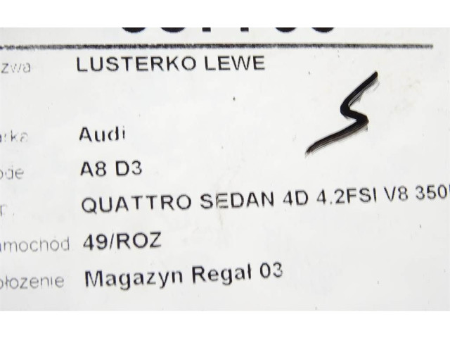 Zpětné zrcátko  Audi A8 S8 D3 4E 2006    