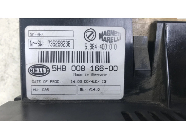 Блок управления климат-контролем 5HB00816600, 735268238 Lancia Lybra