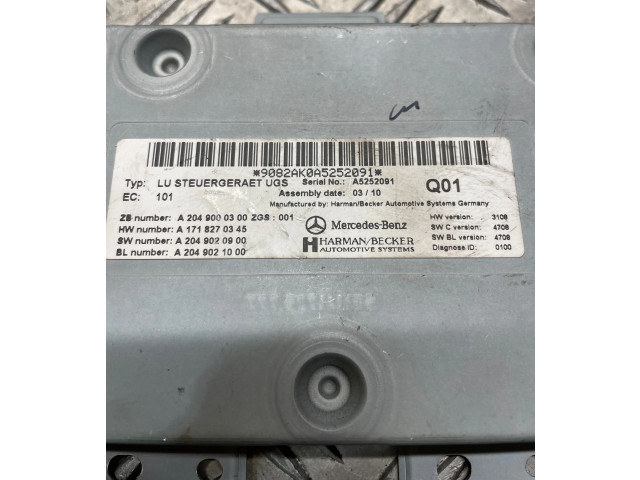 Блок управления A2049000300, A1718270345   Mercedes-Benz GLK (X204)