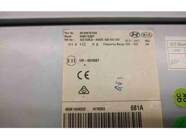 Дисплей 96160K78104X, 96160K78104X Hyundai i10