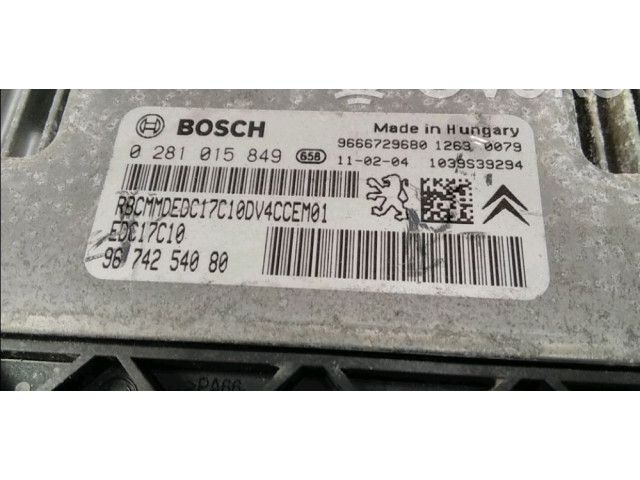 Řídící jednotka 194489 Citroen C3 2011