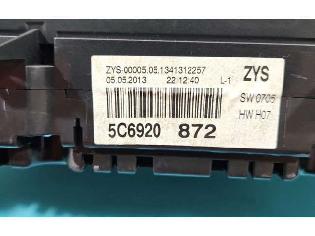 Панель приборов 5C6920872, IMPRK1313686 Volkswagen Jetta VI