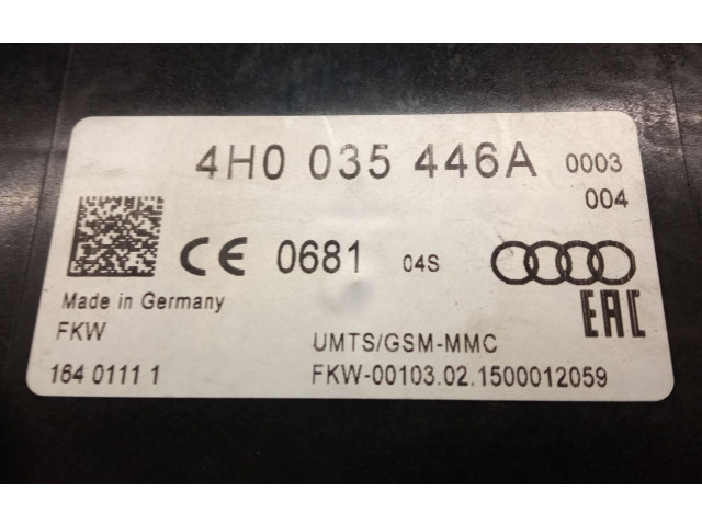 Блок комфорта 4H0035446A, 1500012059 Audi A3 S3 8V