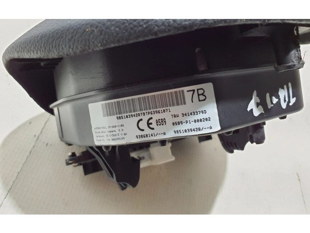 Подушка безопасности водителя 985103942R   Renault Trafic III (X82)