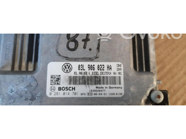 Řídící jednotka 03L906022HA Volkswagen Tiguan 2011