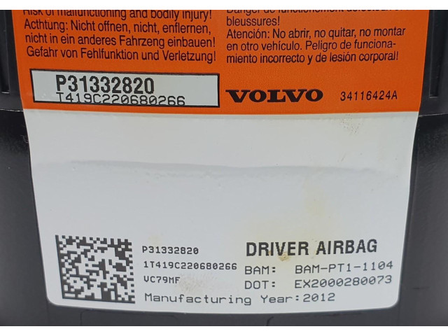 Подушка безопасности водителя P31332820   Volvo V70