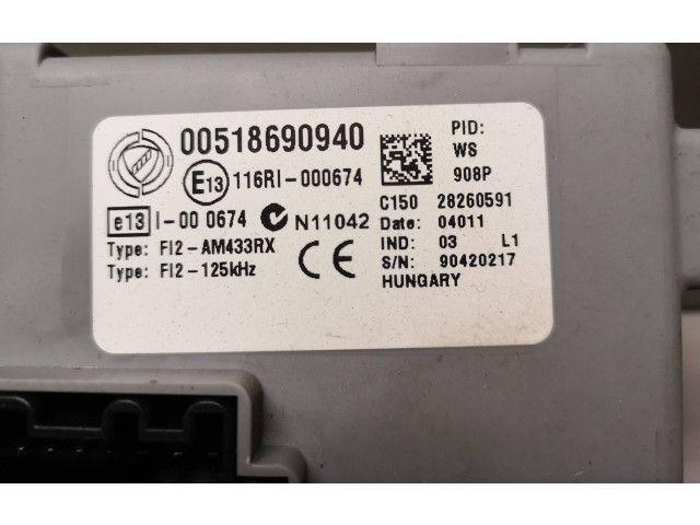 Pojistková skříňka 00518690940, 28260591 Fiat Punto (199) 2013