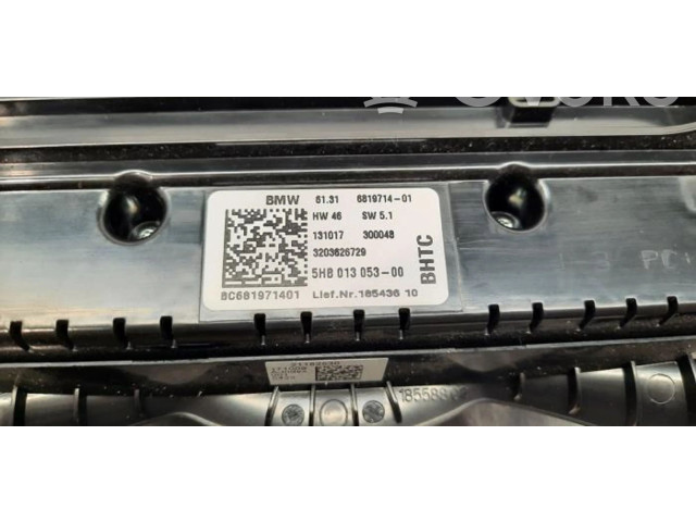 Блок управления климат-контролем 61316819714 Mini One Cooper F56 F55