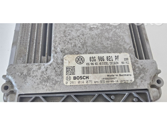 Řídící jednotka 03G906021PF, 0281014075 Volkswagen Caddy 2004