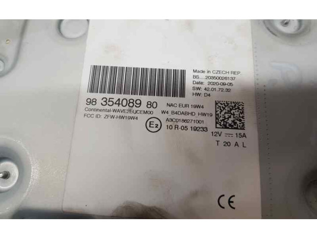 Блок управления 9835408980 Peugeot 2008 II