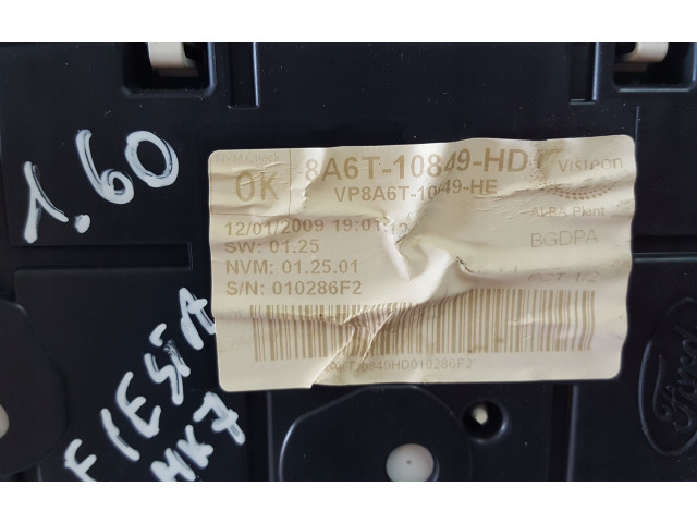 Přístrojová deska Ford Fiesta 2009 8A6T10849HD, 10849