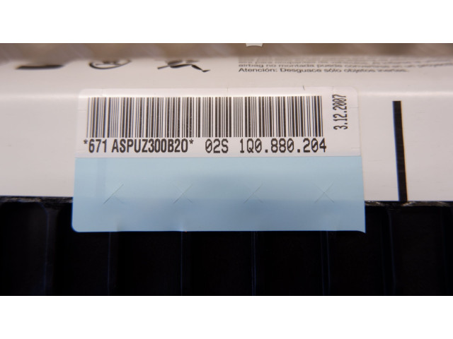 Надувная подушка для пассажира 1Q0880204, 1Q0880204 Volkswagen Tiguan 2008