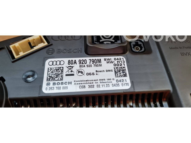 Панель приборов 80A920790M, 0263760009 Audi Q5 SQ5