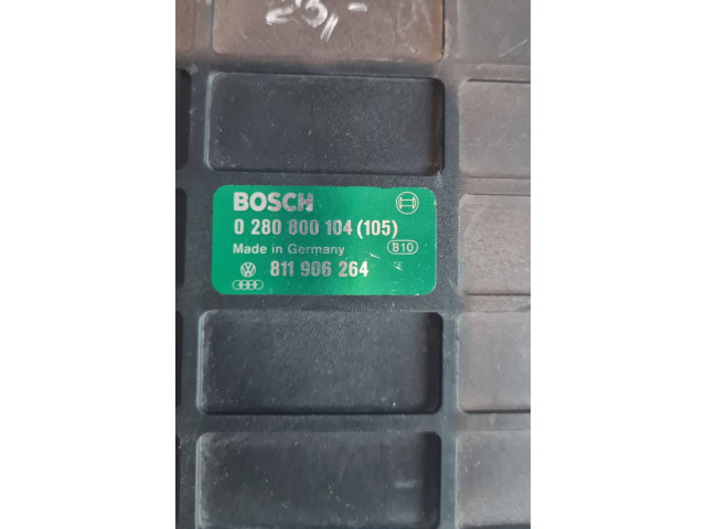 Řídící jednotka 0280800104, 811906264 Audi 80 90 B3 1988