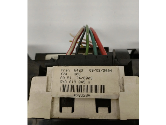 Блок управления климат-контролем 6Y0819045H Skoda Fabia Mk1 (6Y)