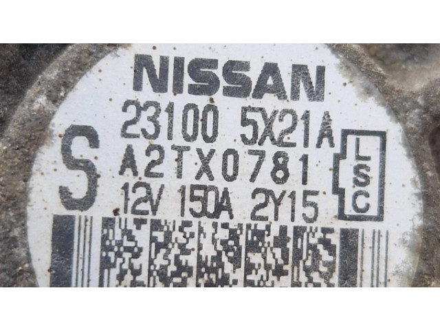 Генератор 231005X21A, A2TX0781 Nissan Navara D40 3.0