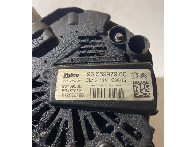 Генератор 9666997980, 2616938B   Peugeot 5008      