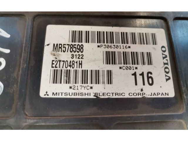 Блок управления двигателя E2T70481H, MR578598 Volvo S40, V40